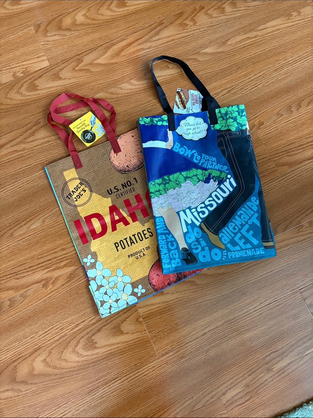 Trader Joe’s Idaho & Missouri Reusable Tote Bag